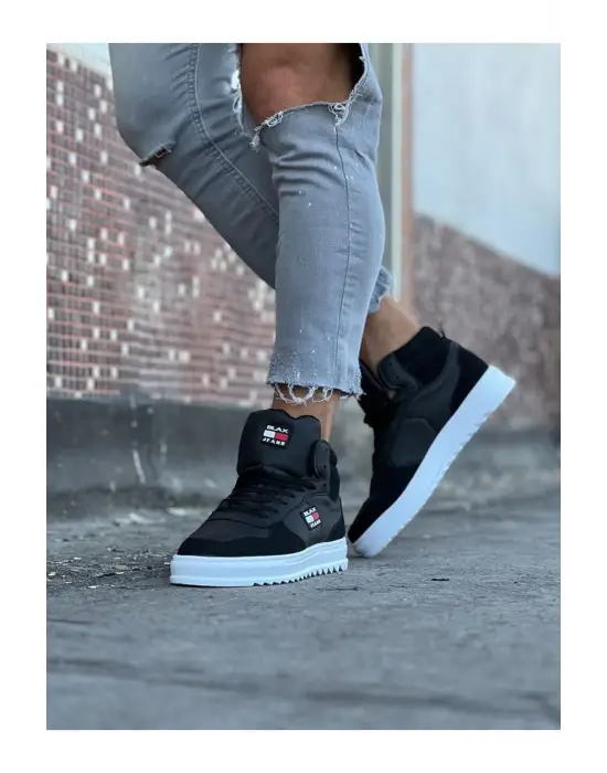 Wagoon Wg220 Siyah Erkek Yarım Bilek Bot