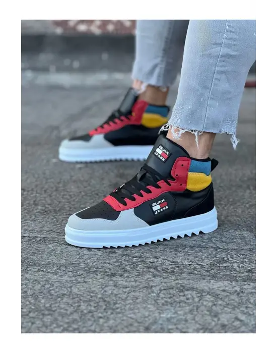 Wagoon Wg220 Siyah Hardal Erkek Yarım Bilek Bot