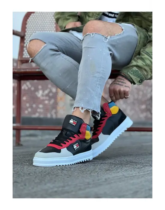 Wagoon Wg220 Siyah Hardal Erkek Yarım Bilek Bot