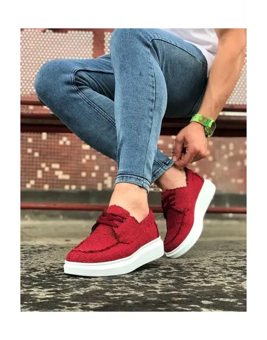 Terzi Bey Tb503 Bordo Erkek Günlük Ayakkabı