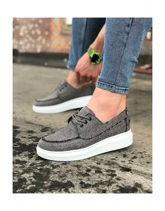 Terzi Bey Tb503 Gri Erkek Günlük Ayakkabı