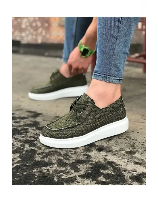 Terzi Bey Tb503 Haki Erkek Günlük Ayakkabı