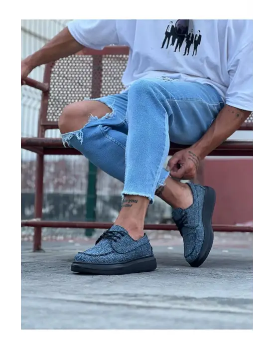 Terzi Bey Tb503 Lacivert Erkek Günlük Ayakkabı