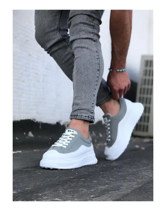 Terzi Bey Tb507 Beyaz Gri Erkek Ayakkabı