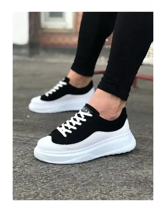 Terzi Bey Tb507 Beyaz Siyah Erkek Ayakkabı