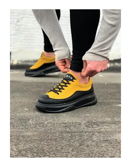 Terzi Bey Tb507 Kömür Sarı Erkek Ayakkabı