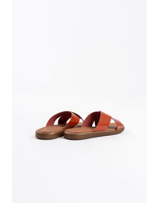 Weasley Kiremit Hakiki Deri Terlik