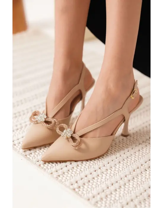 Wines Kadın Nude Topuklu Ayakkabı