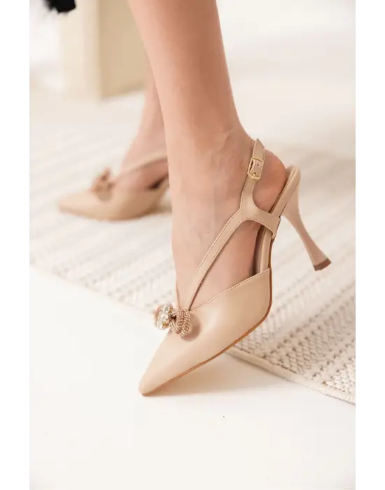 Wines Kadın Nude Topuklu Ayakkabı