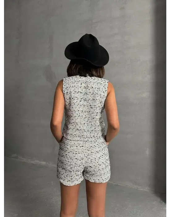 Yelekli Şort Takım