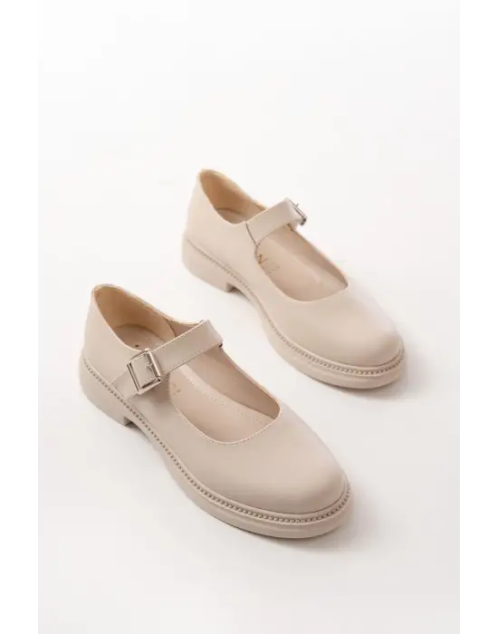 Ysn-4444 Bej Günlük Bayan Ayakkabı