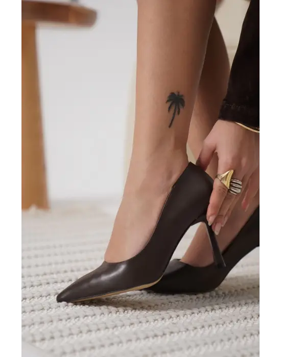 Zelena Kadın Acı Kahve Stiletto