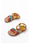 205-05 Multi Ortopedik Hakiki Deri Kadın Sandalet