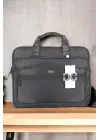15,6 inç Su Geçirmez Siyah Laptop Evrak Çantası