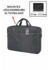 17,3 İnç Standart Siyah Laptop El / Omuz Evrak Çantası