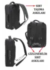 14-16 inç Usb Aparatlı Fonksiyonel Laptop Sırt El ve Omuz Çantası