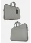 13.3-14 inç Krem El ve Omuz Laptop Evrak Çantası