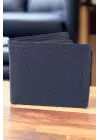 Hakiki Deri Kartlık Bölmeli Lacivert Erkek Cüzdanı