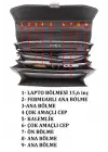 Kilitli Klasik Tarz Kahverengi Evrak / Laptop Çantası