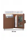 Hakiki Deri Unisex Slim Kartlık Taba Cüzdan