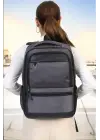 Sportif Su Geçirmez 14-15,6 inç Antrasit Notebook Laptop Sırt Çantası
