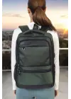 Sportif Su Geçirmez 14 - 15,6 inç Haki Notebook Laptop Sırt Çantası