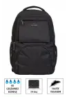 Sportif Darbe Emici Su Geçirmez 13,3-14 inç Siyah Laptop Sırt Çantası
