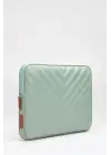 Omuz Askılı Macbook Air Pro 13.3-14 İnç Su Yeşili Notebook Laptop Kılıfı