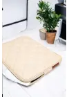 Kapitone 15-16 İnç Bej Notebook Tablet Laptop Kılıfı