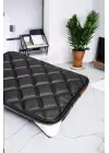 Kapitone 15-16 İnç Siyah Notebook Tablet Laptop Kılıfı
