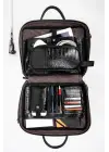 Macbook Fonksiyonel Organizer 13-14 İnç Kroko Siyah Notebook Laptop Evrak Çantası