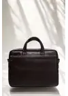 Omuz Askılı 13-14 İnç Kroko Kahverengi Notebook Laptop Evrak Çantası