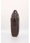 Hakiki Deri 14-15.6 İnç Kahverengi Notebook Laptop & Evrak Çantası