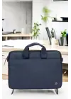 Su Geçirmez Kumaş 13-14 İnç Lacivert Evrak & Notebook Laptop Çantası