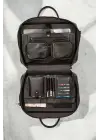 Unisex Lüx Macbook Organizer 15.6-16 İnç Kahverengi Laptop Evrak Çantası