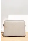 Hasır Lüx Macbook Air Pro 13.3-14 İnç Bej Laptop Kılıfı