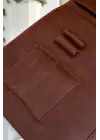 Lüx Macbook Air Pro 13-14 İnç Ofis Organizer Taba Nova Evrak & Laptop & Tablet Çantası