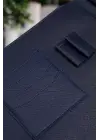 Lüx Macbook Air Pro 13-14 İnç Ofis Organizer Lacivert Evrak & Laptop & Tablet Çantası