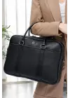Unisex Lüx Ofis 15.6 inç Siyah Laptop & Evrak Çantası