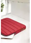 Çizgili Su Geçirmez Macbook Air Pro 13.3 & 14 İnç Kırmızı Laptop Tablet Kılıfı