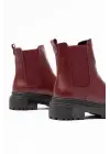 Bordo Lastikli Günlük Kadın Bot
