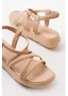841-841 Nut Lastikli Günlük Kadın Sandalet