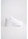 Alessı Bağcıklı Ortopedik Taban Kadın Sneaker Spor Ayakkabı Bt - Beyaz