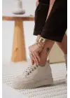 Alice Kadın Bej Gizli Topuklu Sneaker