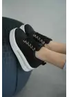 Alice Siyah Kadın Gizli Topuklu Sneaker