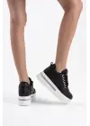 Alice Siyah Kadın Gizli Topuklu Sneaker
