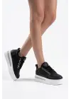 Alice Siyah Kadın Gizli Topuklu Sneaker