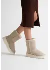 Anisa Kadın Bej Kışlık Kürklü Bot