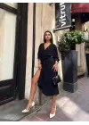 Ayrobin Midi Elbise