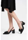 Candy Siyah Kadın Topuklu Ayakkabı
